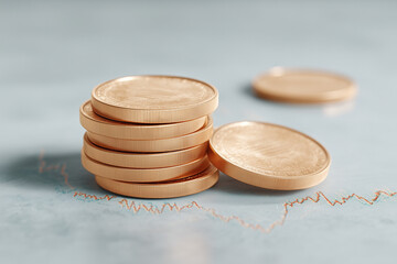 Balancing finances: coins and graphs