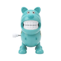 Funny wind up chattering teeth animal toy