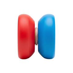 Classic red and blue yo yo toy