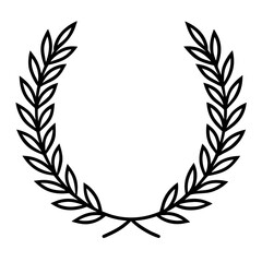gold laurel wreath
