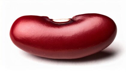 Close Up Of A Single Red Kidney Bean