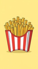 Delicious Golden French Fries.