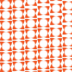 Seamless Abstract Geometric Orange Coloured Shapes Stock Vector