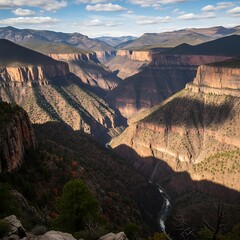 Colorado Canyon Landscape View.