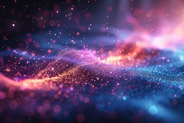 Particle accelerator creating abstract energy particle stream