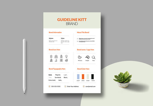 Brand Guideline Kit Layout