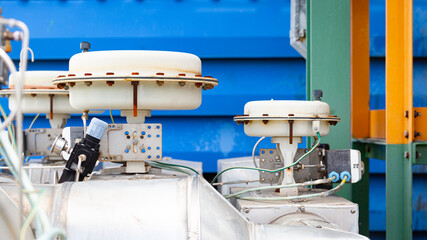 Actuator control valve installed between chemical pipelines to regulate liquid flow by opening and closing,