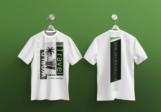 Modern Car Travel T Shirt Design