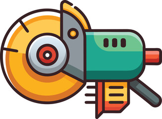 A circular saw featuring a sharp circular blade, designed for cutting various materials with precision.
