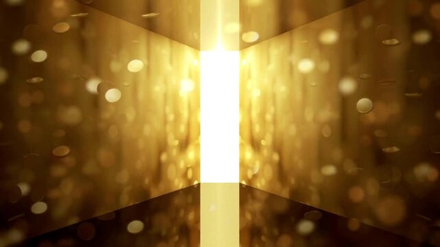 Stacking gold coins with increase on the beautiful bokeh and gold bar background, Saving money and loan for prepare in the future.