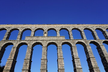 Segovia Aqueduct &ndash; Ancient Roman Architecture and Iconic Historic Landmark in Spain