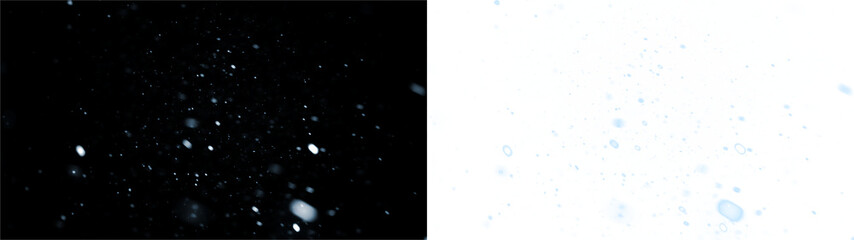 Elevate your holiday photos with this beautiful transparent snowfall PNG overlay for a magical, enchanting touch