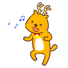 歌うトナカイ クリスマス キャラクター