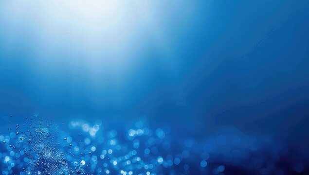 Abstract underwater scene with light - Powered by Adobe