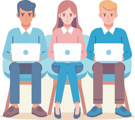 Flat design meeting and teamwork icon set including brainstorming, discussion, presentation, collaboration, and business agreement