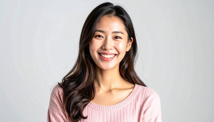 Fototapeta premium close up portrait of beautiful asian woman