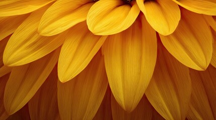 Close-up of vibrant yellow flower petals (1)