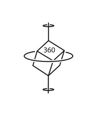 3d icon, vector best line icon.