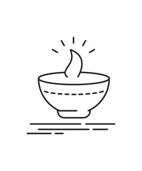 diwali icon, vector best line icon.
