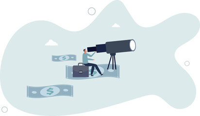 Investment opportunity, visionary to make profit or financial growth concept.life and employment of people.