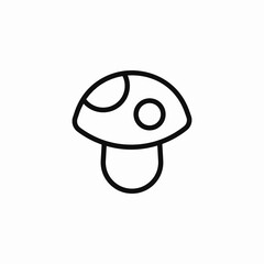 spotted mushroom cap icon sign vector