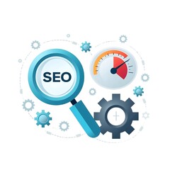 vector magnifying glass, web site tools, 