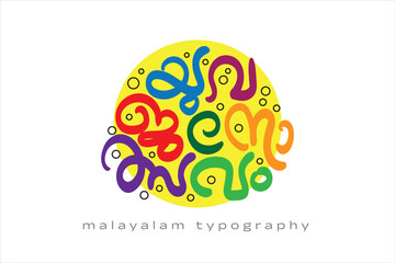 Malayalam calligraphy letter styles