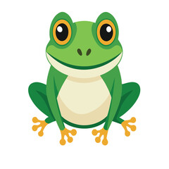 green frog cartoon