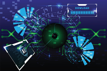 Artificial Intelligence Eye and Cybersecurity Technology