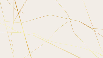 Gold Kintsugi crack pattern on whitish background