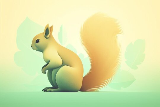 squirrel with acorn