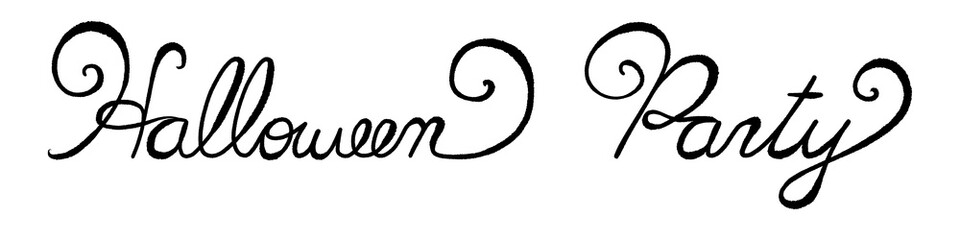 文字　Happy Party	