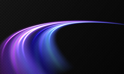 Neon streaks and laser lines creating a fast, futuristic motion effect.