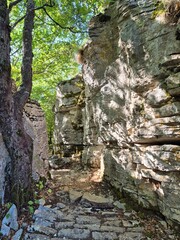 Stone forest surrounding Vikos Gorge, Macedonia, Greece