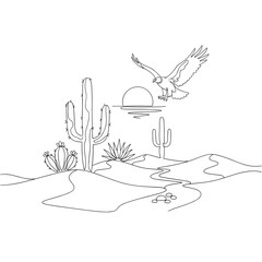 Illustration of a green ecosystem concept in flat vector style with icons representing renewable energy, biodiversity and sustainability