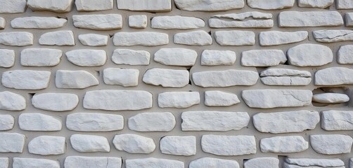 Fototapeta premium Ancient weathered stone wall, rough texture, grey tones, vertical, natural