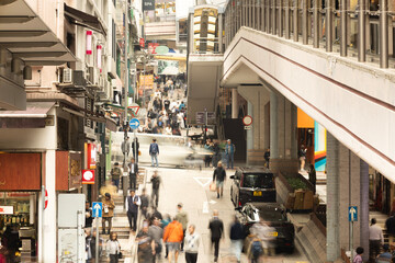 amazing hong kong skyline from a high vantage point