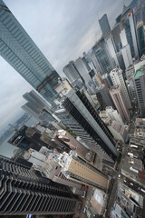 amazing hong kong skyline from a high vantage point