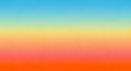 Pixelated gradient of sky and sunset colors
