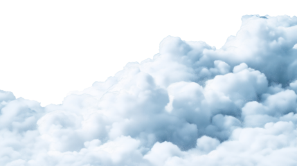 abstract blue fluffy mist fog smoke curling isolated on white background