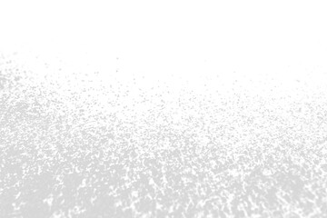 white snow on the transparent background