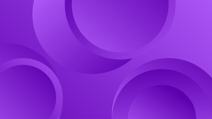 ABSTRACT BACKGROUND WITH CIRCLE GEOMETRIC SHAPES GRADIENT PURPLE COLOR DESIGN VECTOR TEMPLATE GOOD FOR MODERN WEBSITE, WALLPAPER, COVER DESIGN