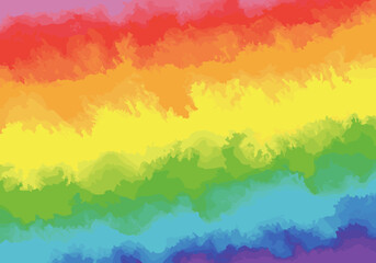 Vibrant rainbow color splash digital abstract background bright and cheerful artistic viewpoint