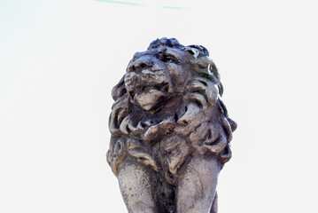 lion head statue
