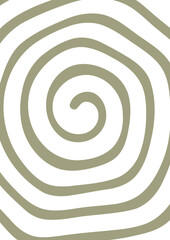 Geometric spiral and wavy swirl design, contemporary abstract texture for backgrounds and prints.