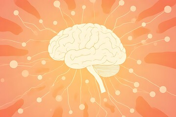 human brain vector illustration