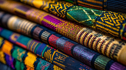 Colorful Kente Cloth Fabrics &ndash; Traditional African Textiles
