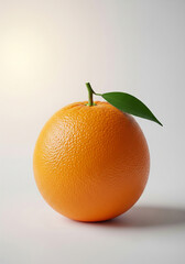 orange fruit on a white background