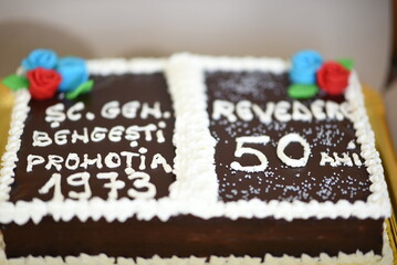 birthday cake with candles