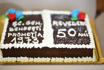 cake with chocolate